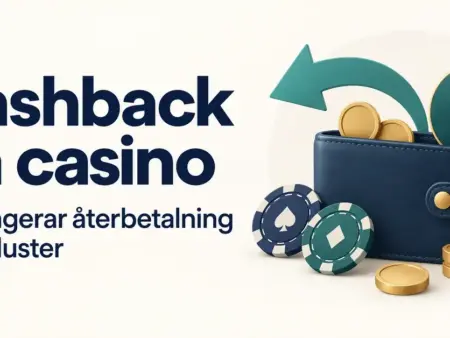 Cashback på casino: så fungerar återbetalning på förluster