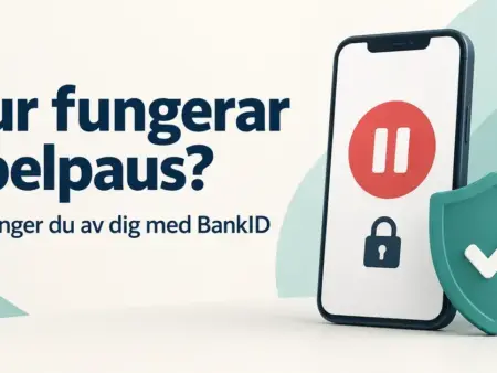 Hur fungerar Spelpaus? Så stänger du av dig med BankID