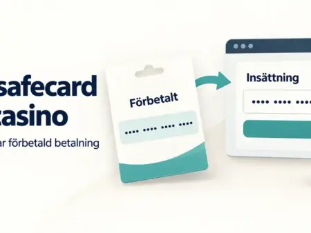 Paysafecard casino – så sätter du in med förbetalt kort