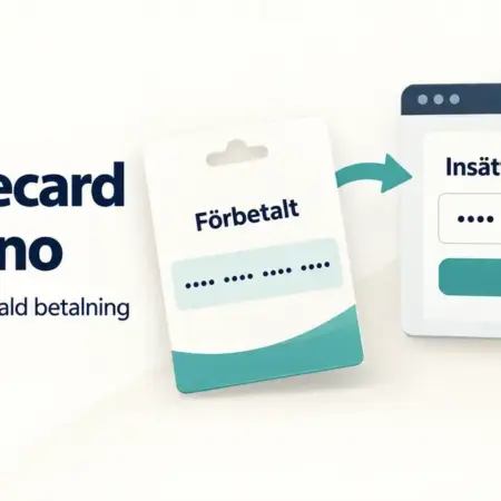 Paysafecard casino – så sätter du in med förbetalt kort